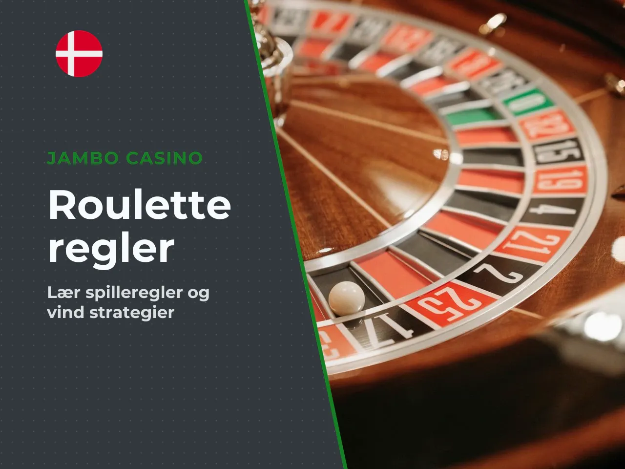 Et roulette spil forløber efter en