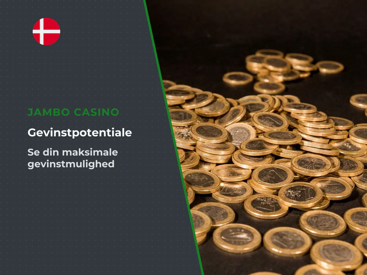 Konkret regneeksempel på gevinstpotentiale. Gevinstloftet på