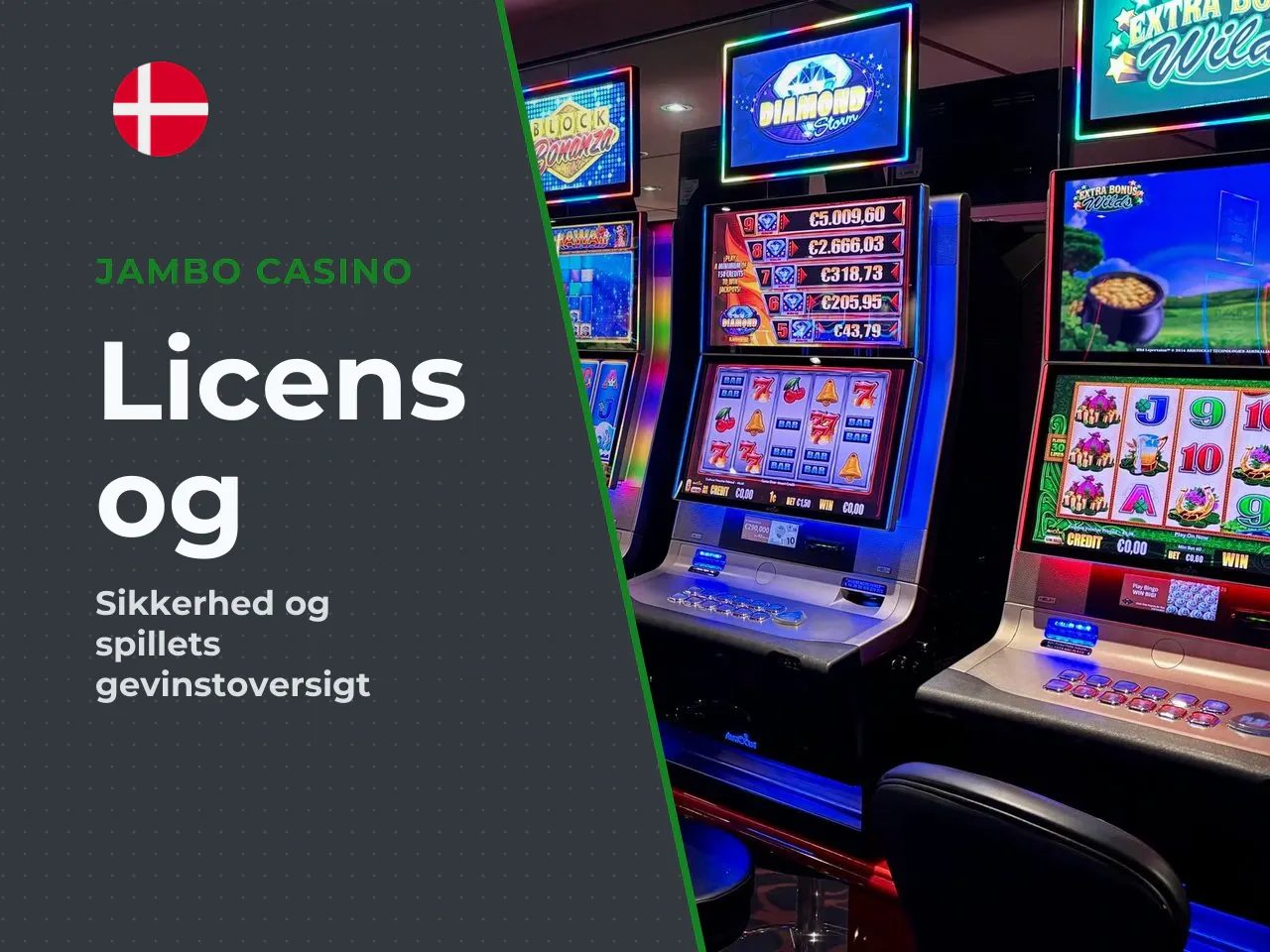 1. Dansk licens se efter Spillemyndighedens