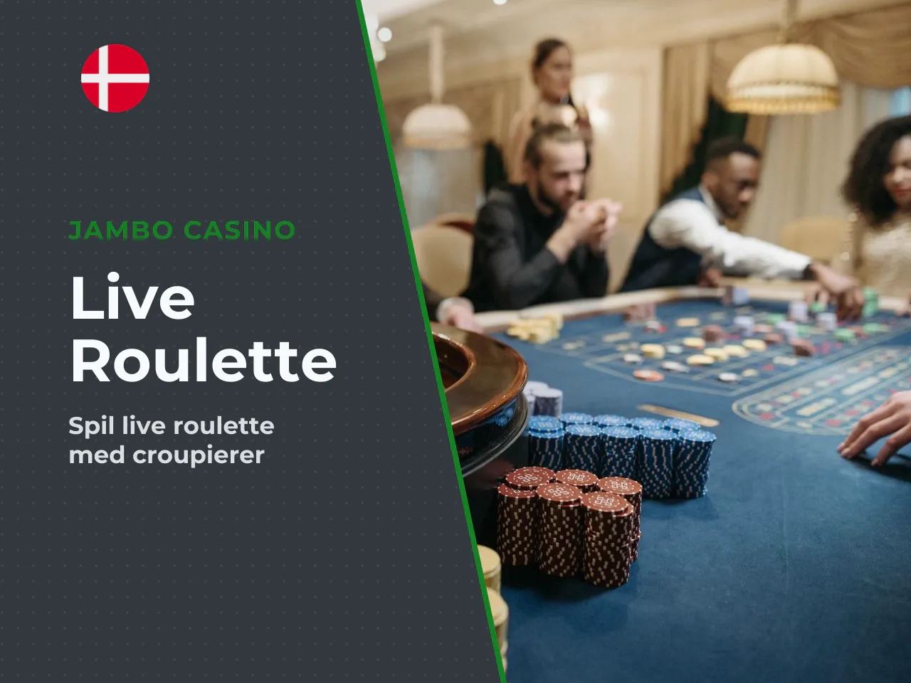 Roulette live dealer, live casino og