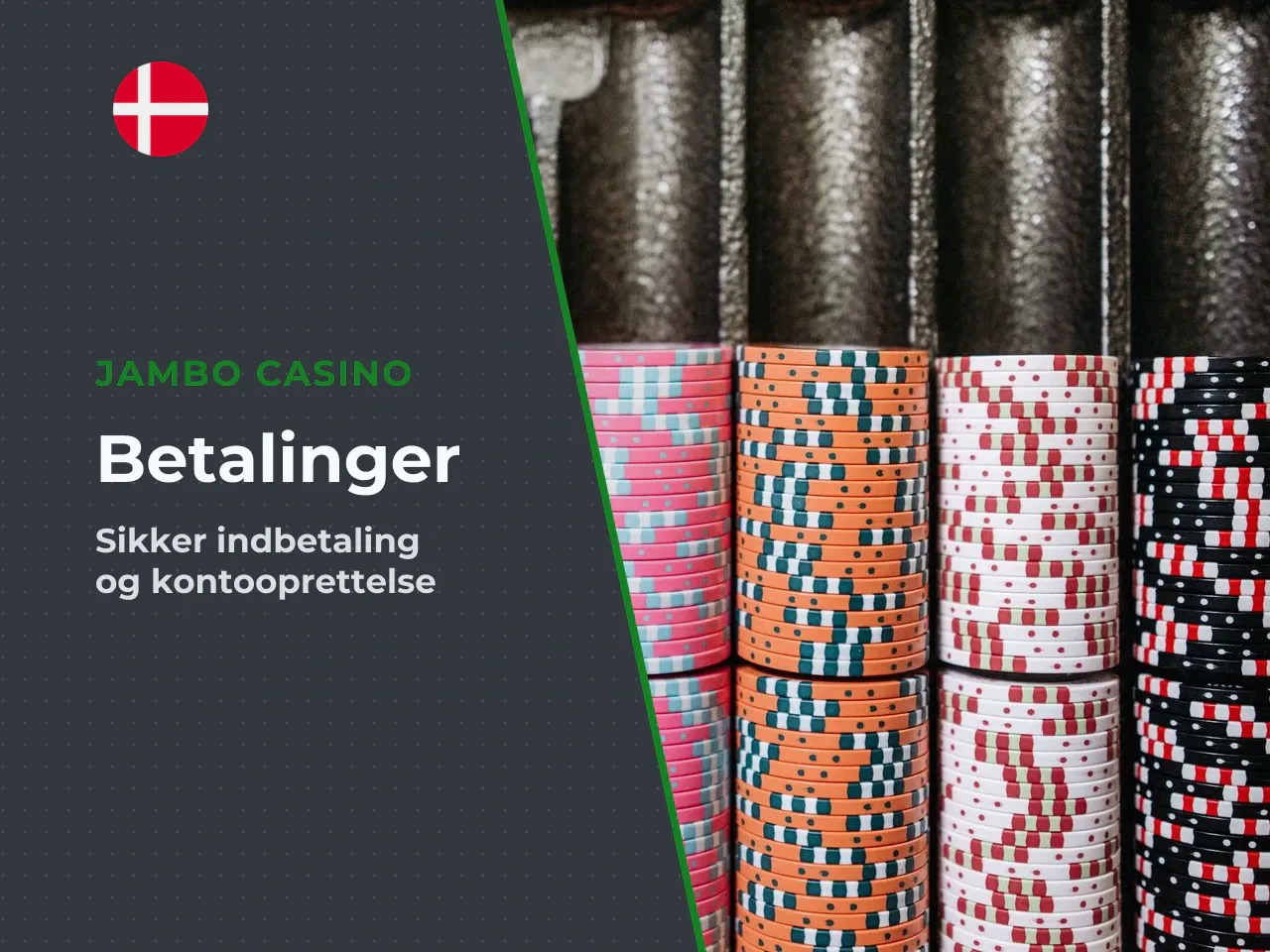 Indskud, betalinger og konto hos et
