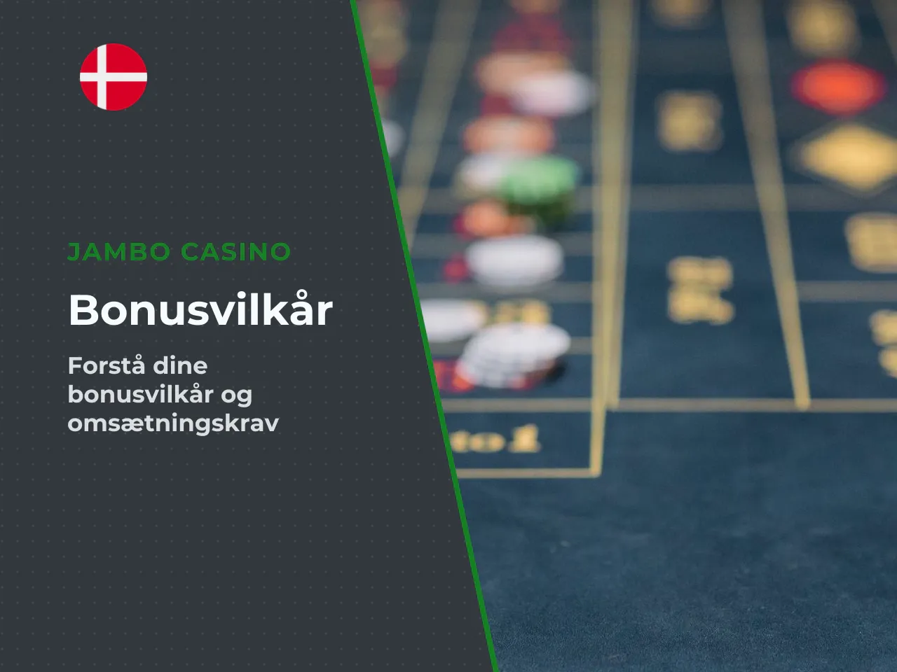 Indbetaling, bonusbeløb og omsætningskrav. Indbetaler du
