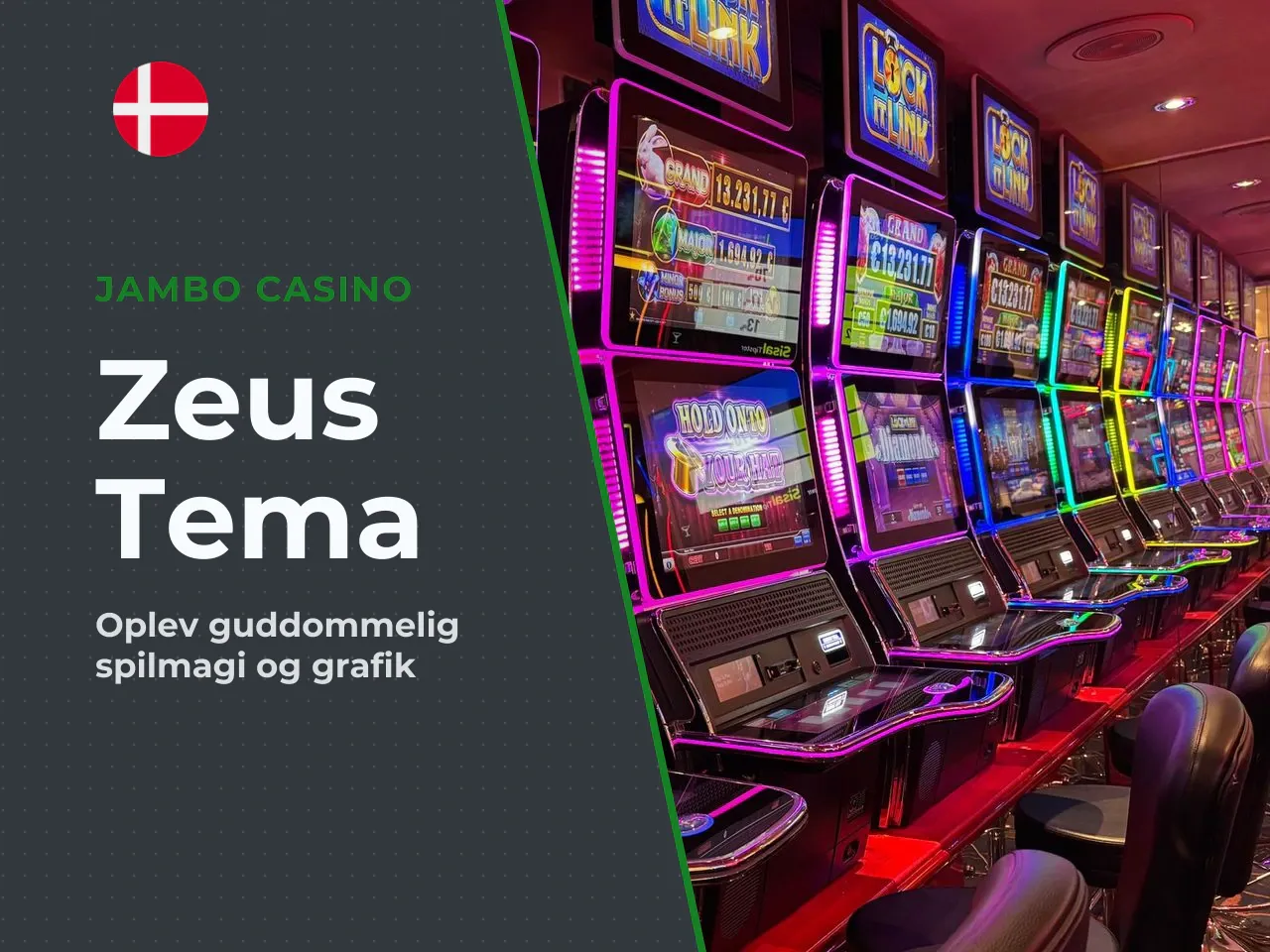 Zeus-tema, grafik og spiloplevelse. Det visuelle